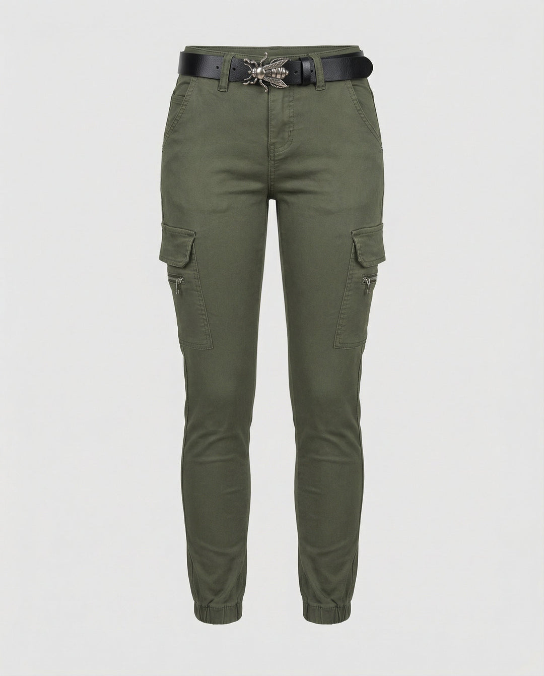 Damen Cargo-Jeans Komfort