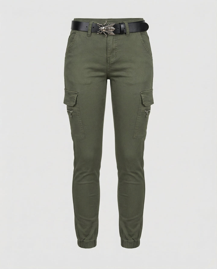 Damen Cargo-Jeans Komfort