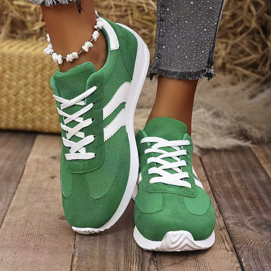 Damen Sneakers mit niedrigem Schaft und modernem Design
