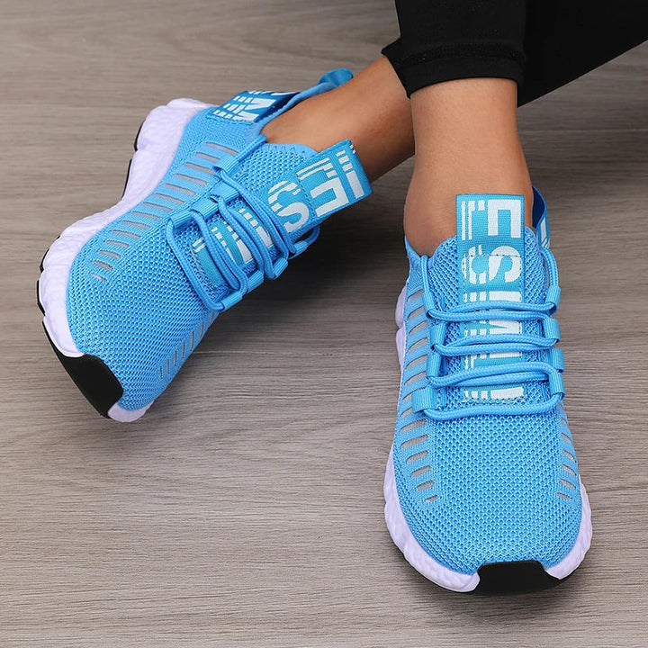 Damen Sportschuhe Plattform Atmungsaktiv Freizeit Synthetik