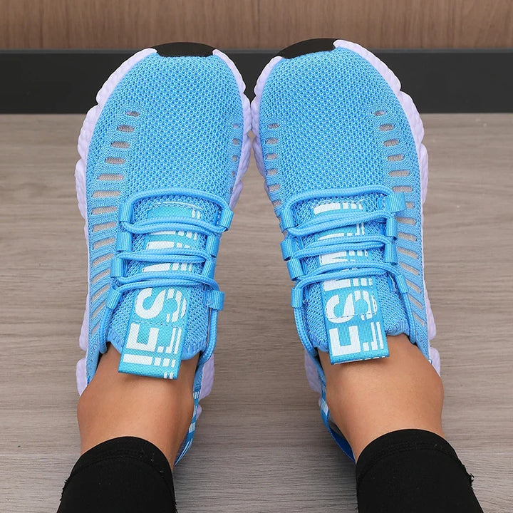 Damen Sportschuhe Plattform Atmungsaktiv Freizeit Synthetik
