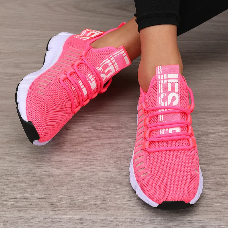 Damen Sportschuhe Plattform Atmungsaktiv Freizeit Synthetik