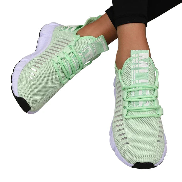 Damen Sportschuhe Plattform Atmungsaktiv Freizeit Synthetik