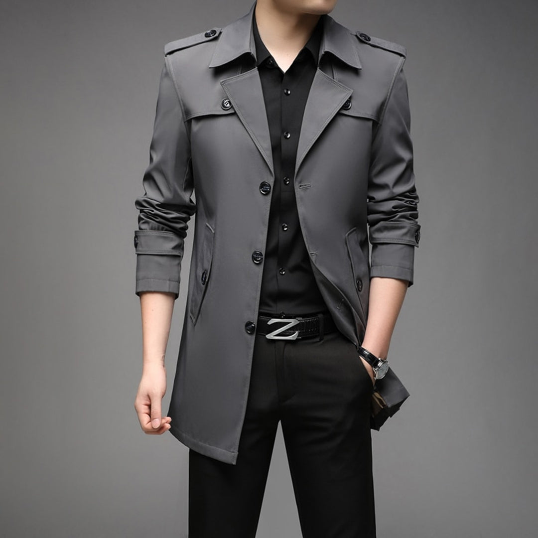 Herren Stilvoller Trenchcoat - Wasserdicht & Winddicht - Vittorelli