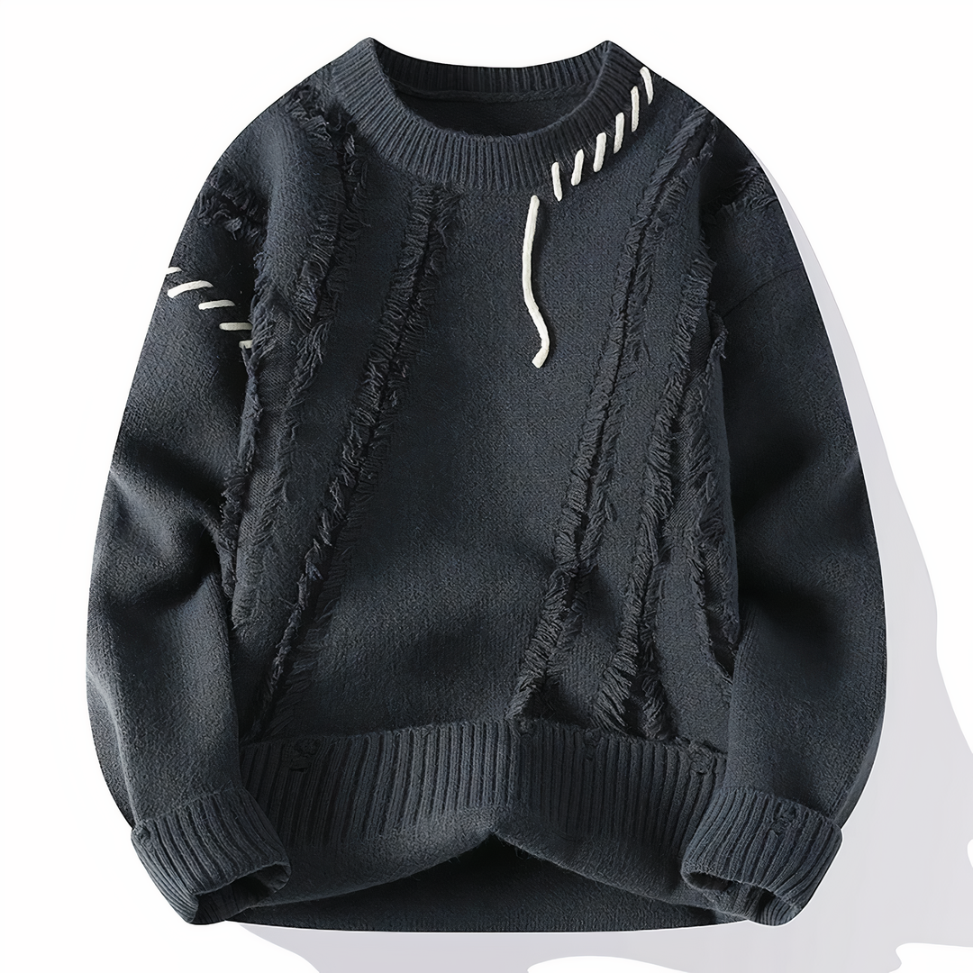 Einzigartiger Patchwork Pullover