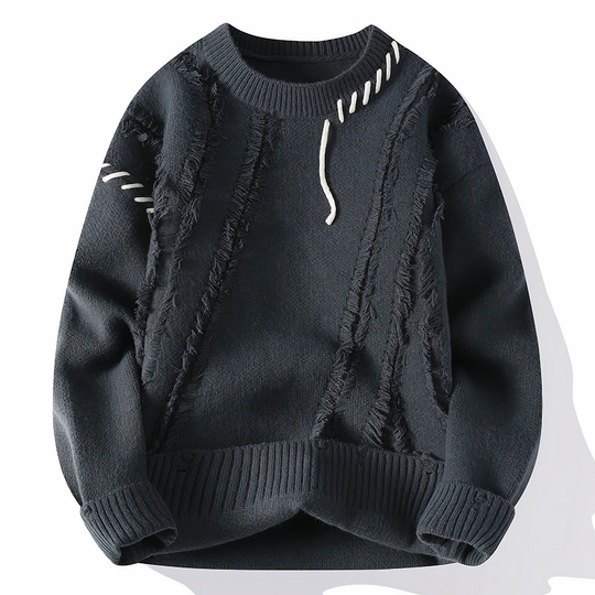 Einzigartiger Patchwork Pullover