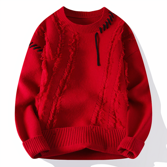 Einzigartiger Patchwork Pullover
