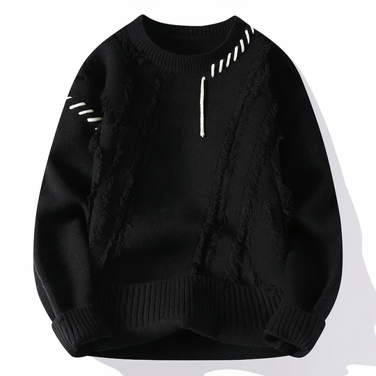 Einzigartiger Patchwork Pullover
