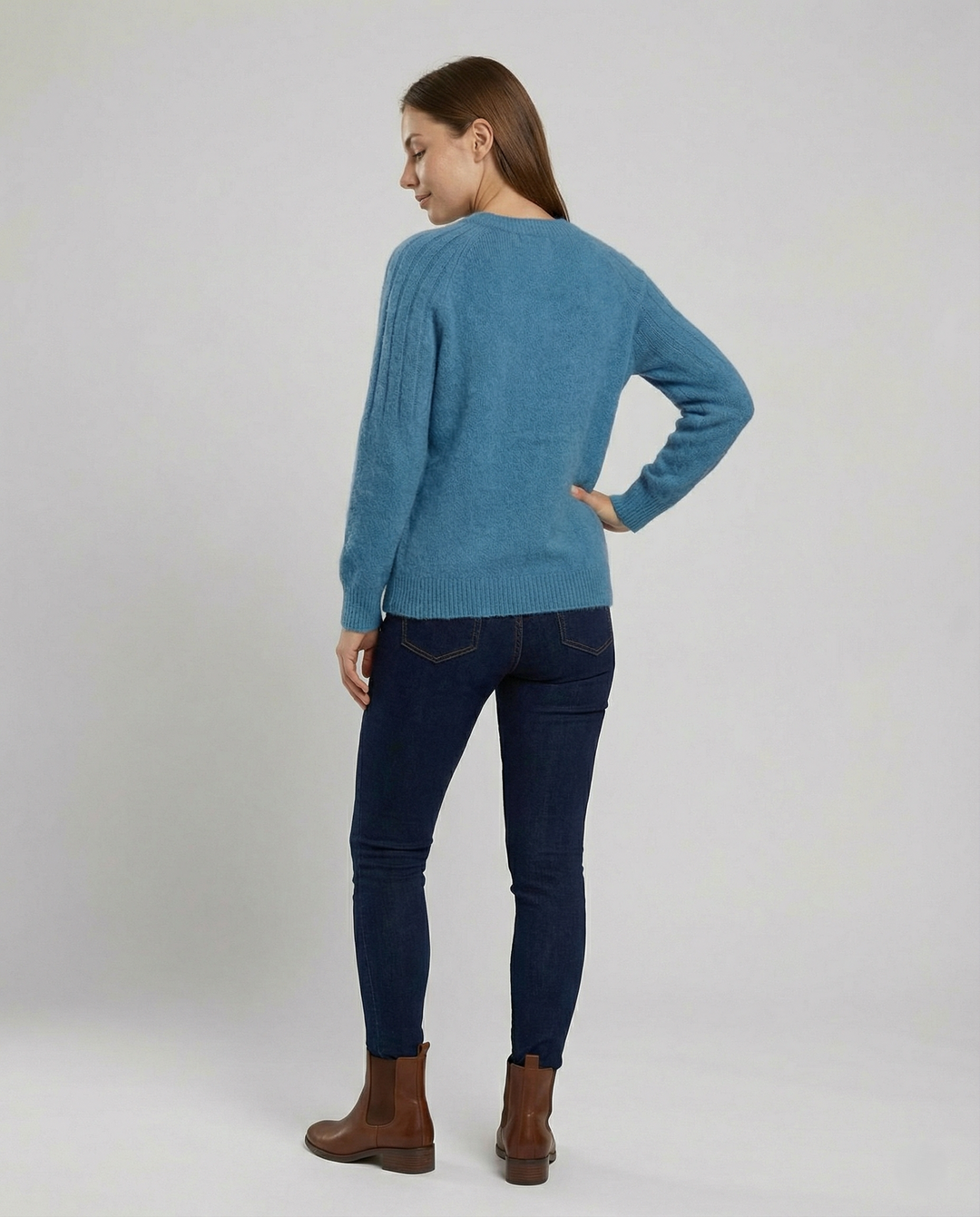 Fluffiger Damen Strickpullover