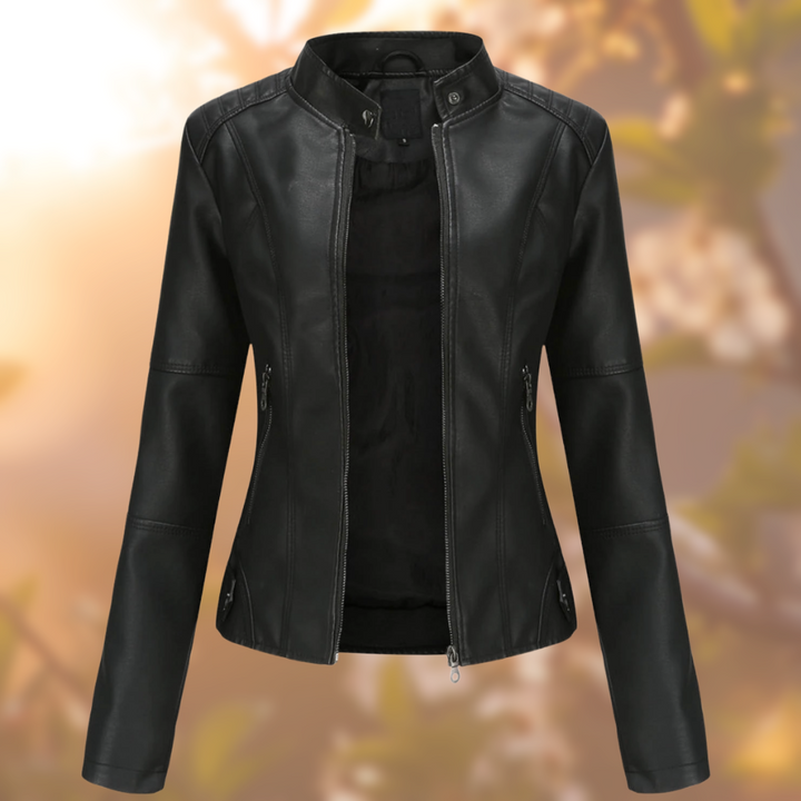 Elegante Lederjacke für Frauen