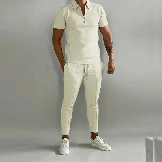 Elegantes Herren-Set bestehend aus Polo und eleganter Hose