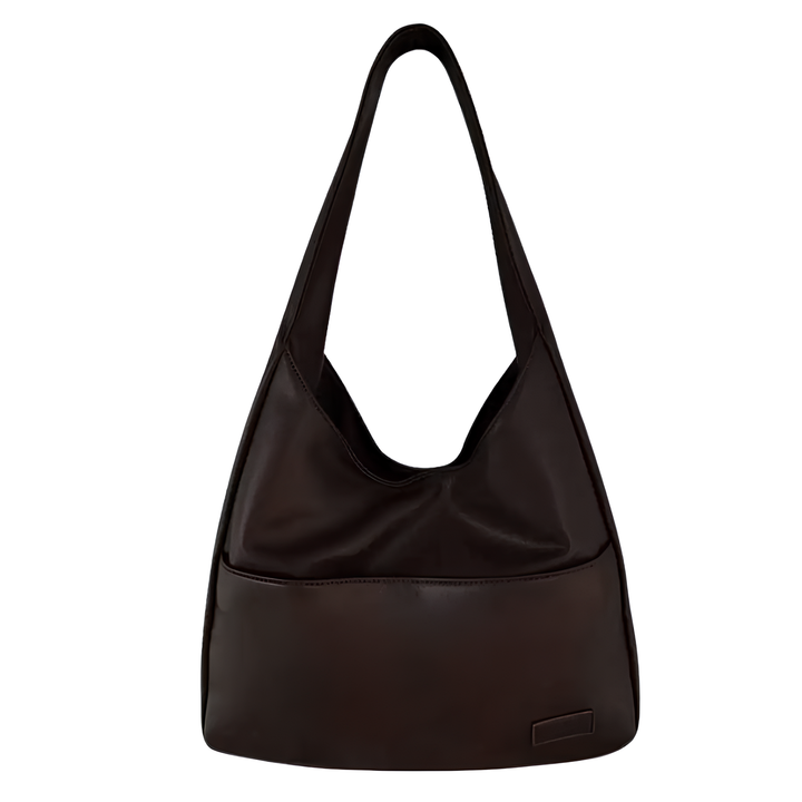 Nord Taschen | Large Trendy Handbag in Brown Leather