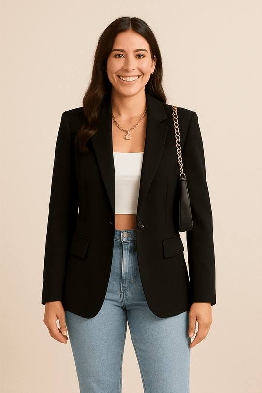 Blazer Eleganter Klassischer für Büro und Alltag