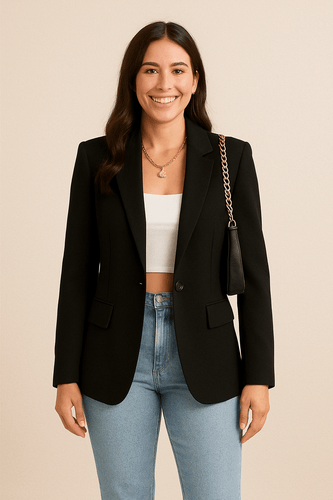 Blazer Eleganter Klassischer für Büro und Alltag