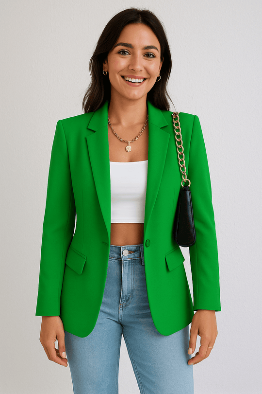 Blazer Eleganter Klassischer für Büro und Alltag