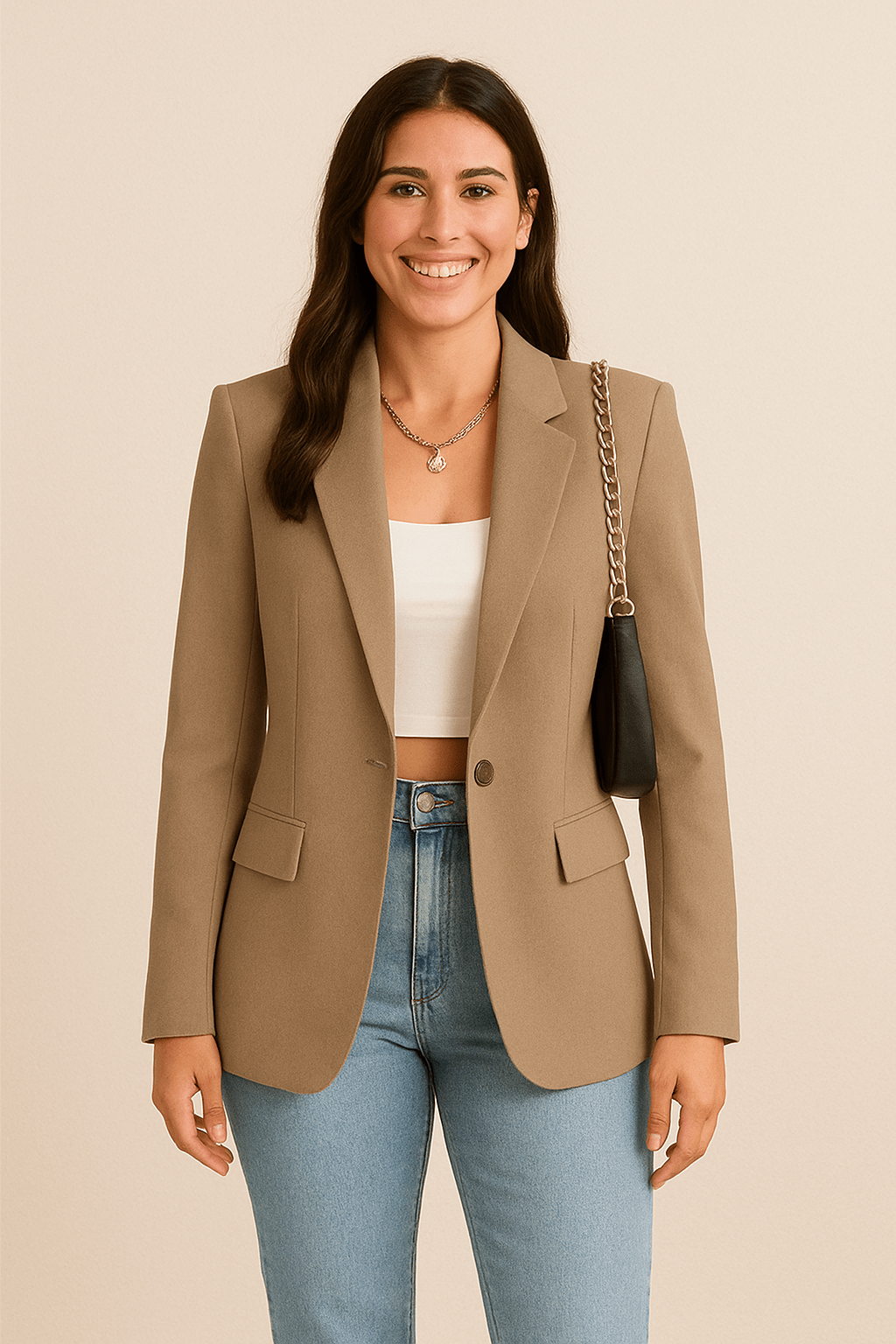 Blazer Eleganter Klassischer für Büro und Alltag