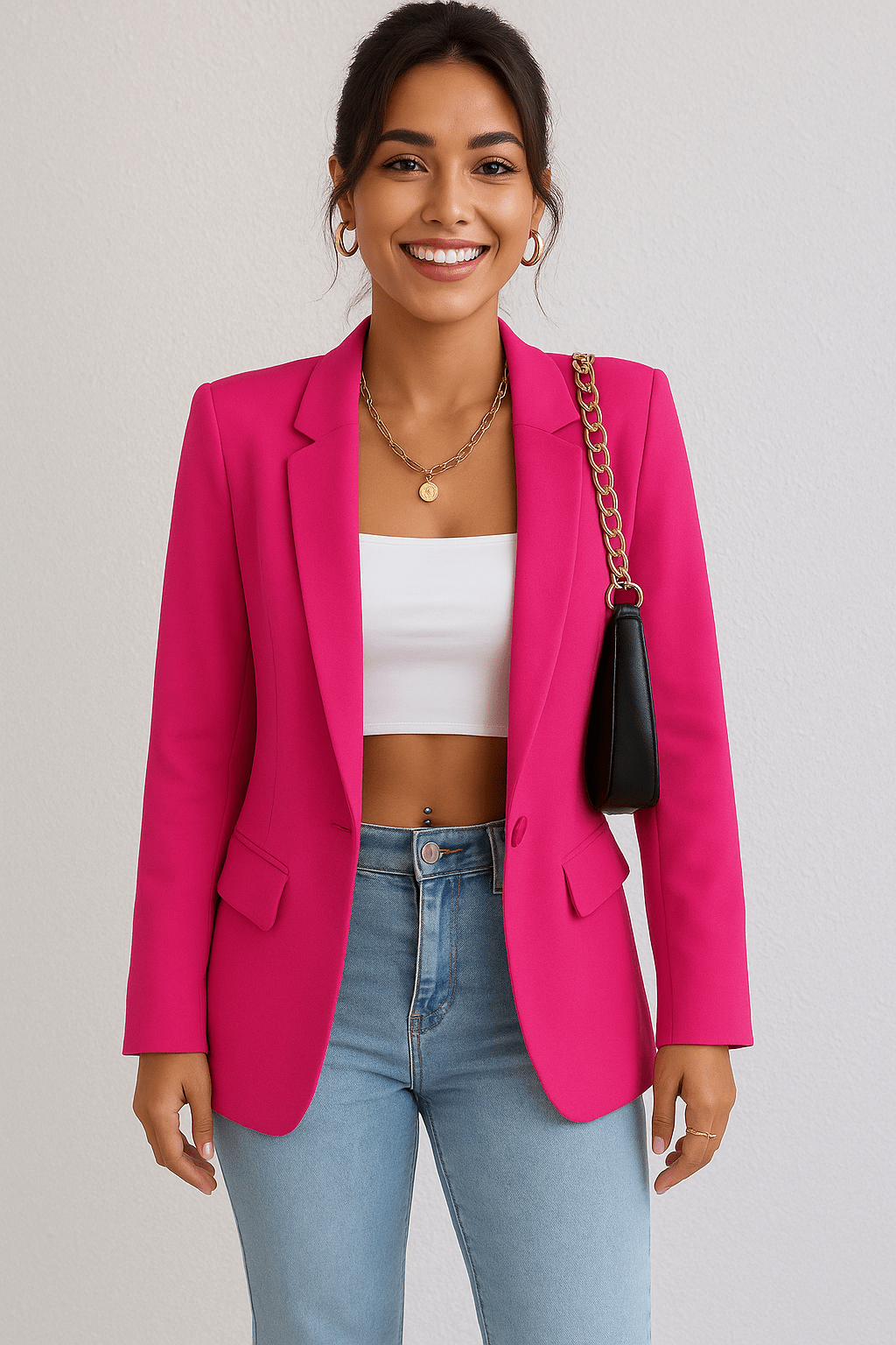 Blazer Eleganter Klassischer für Büro und Alltag
