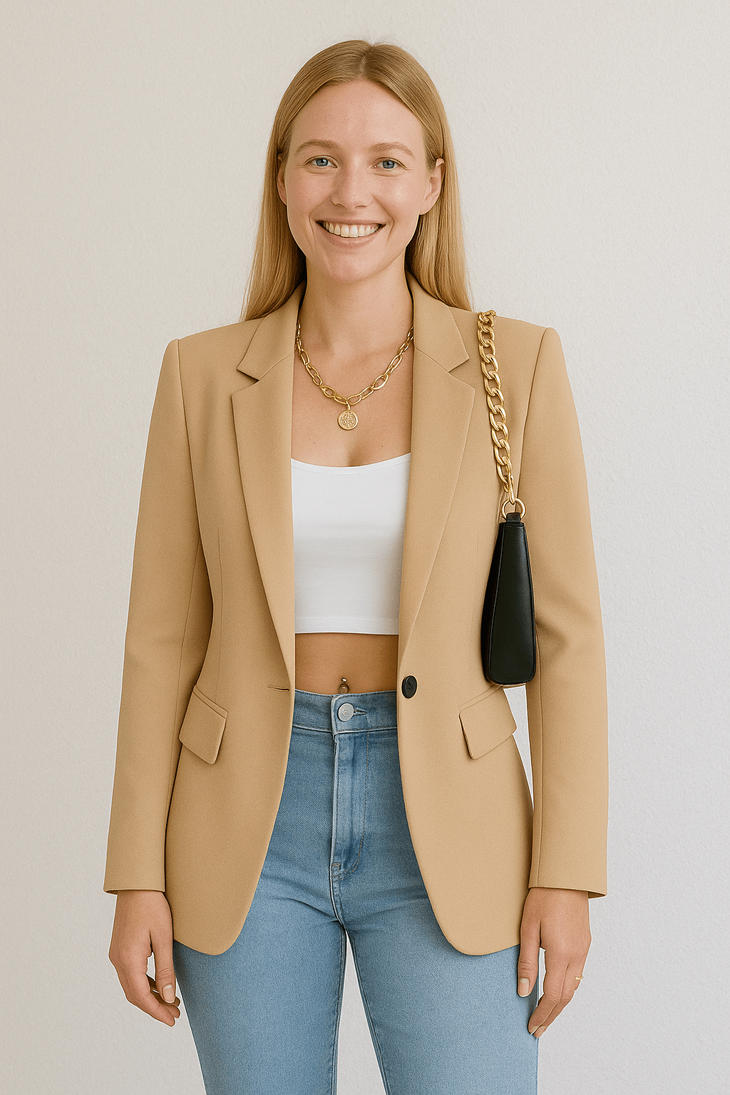 Blazer Eleganter Klassischer für Büro und Alltag