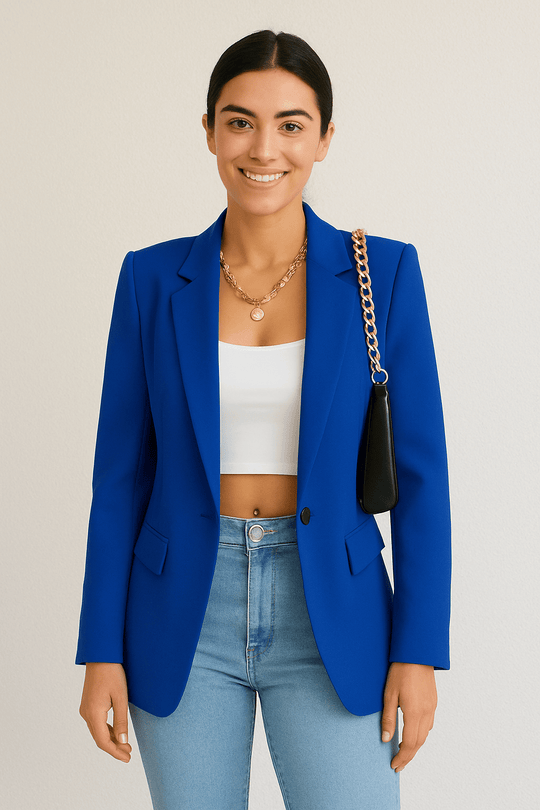 Blazer Eleganter Klassischer für Büro und Alltag