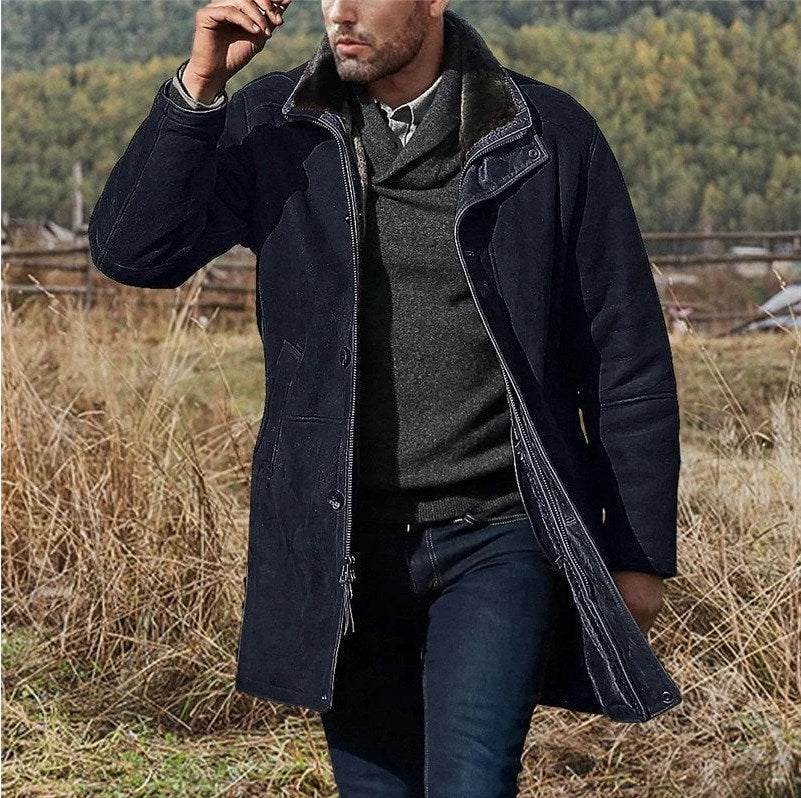 Wildlederjacke Herren wasserabweisend