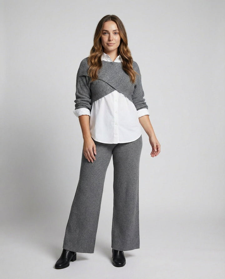 Bequemes Damen Dreiteiliges Set