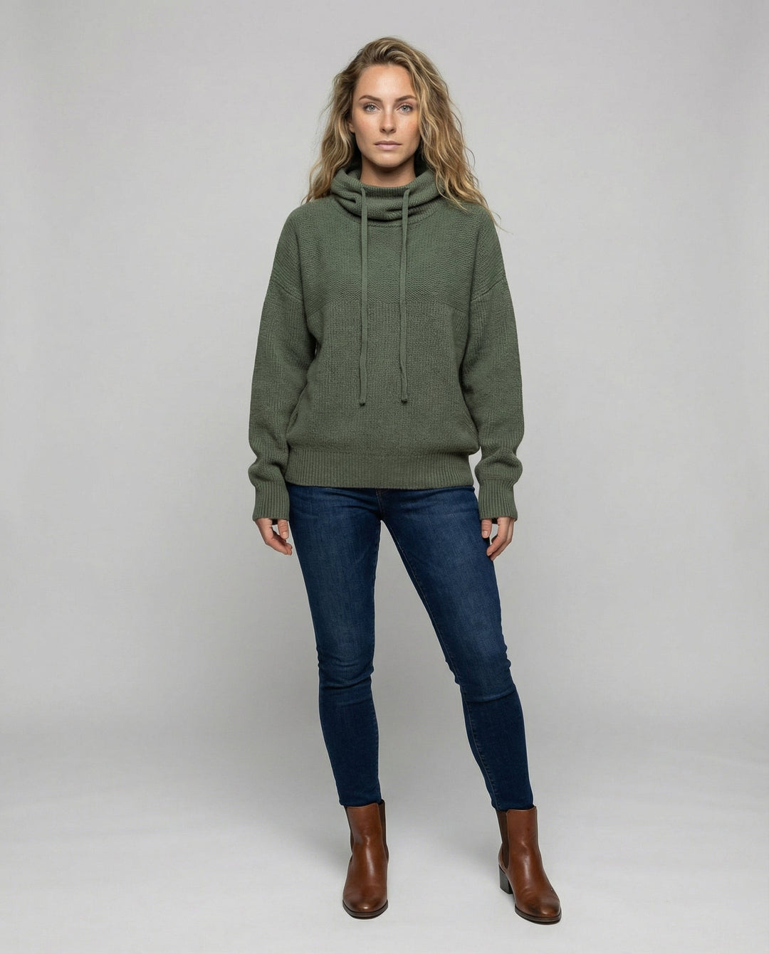 Eleganter Merino Rollkragen