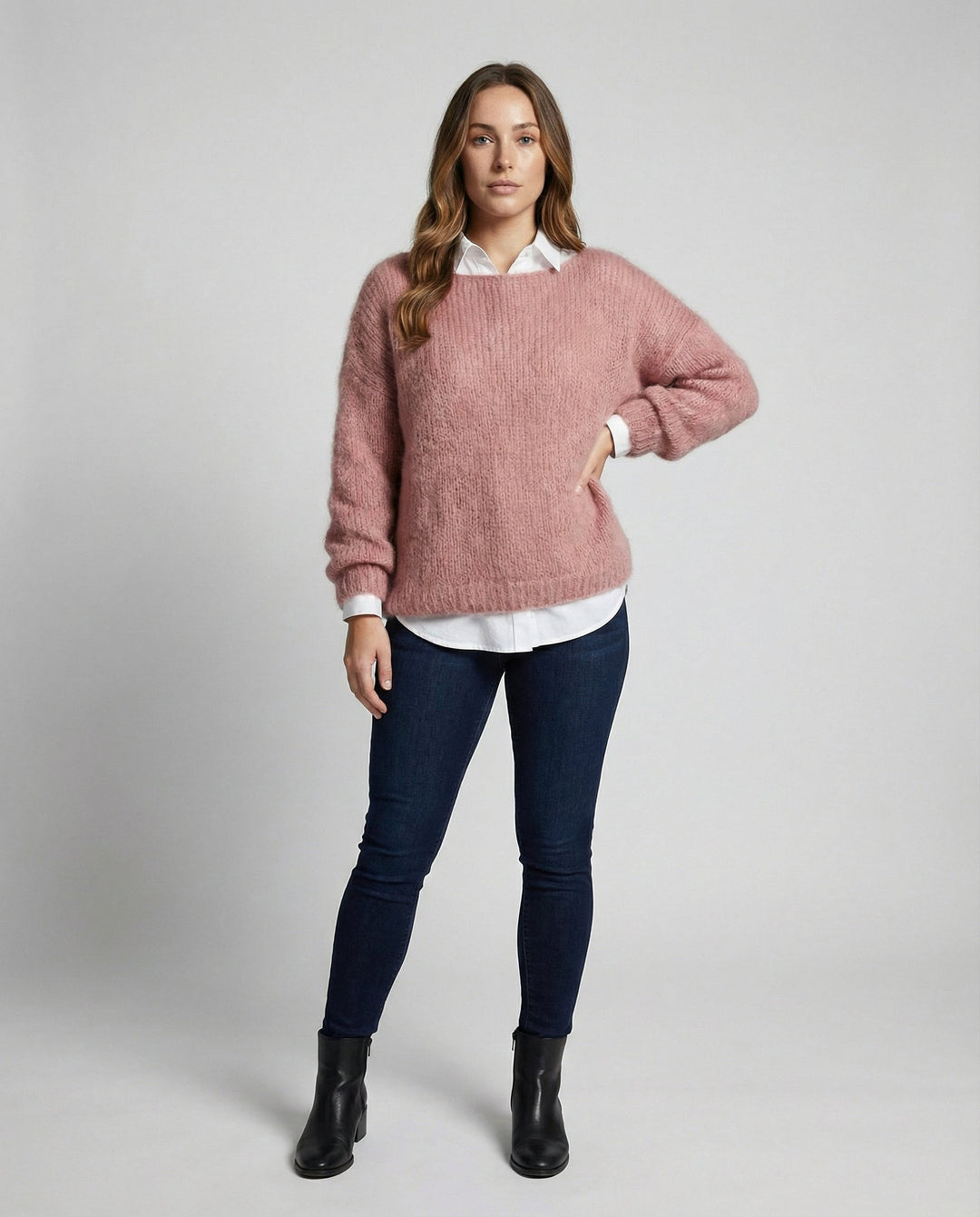 Bunter Carmenpullover Damen