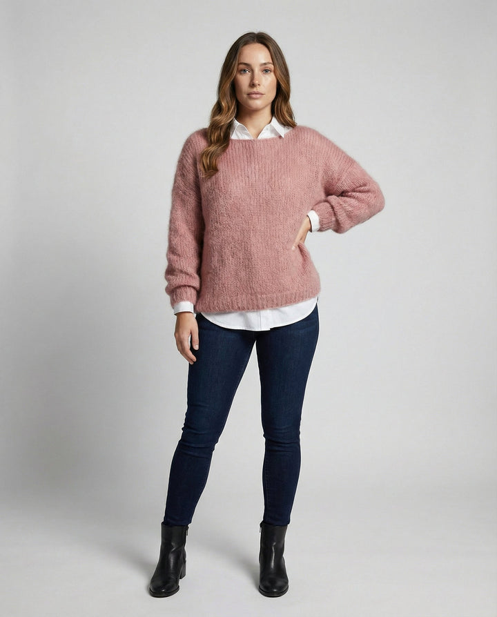 Bunter Carmenpullover Damen