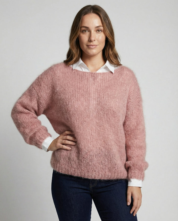 Bunter Carmenpullover Damen