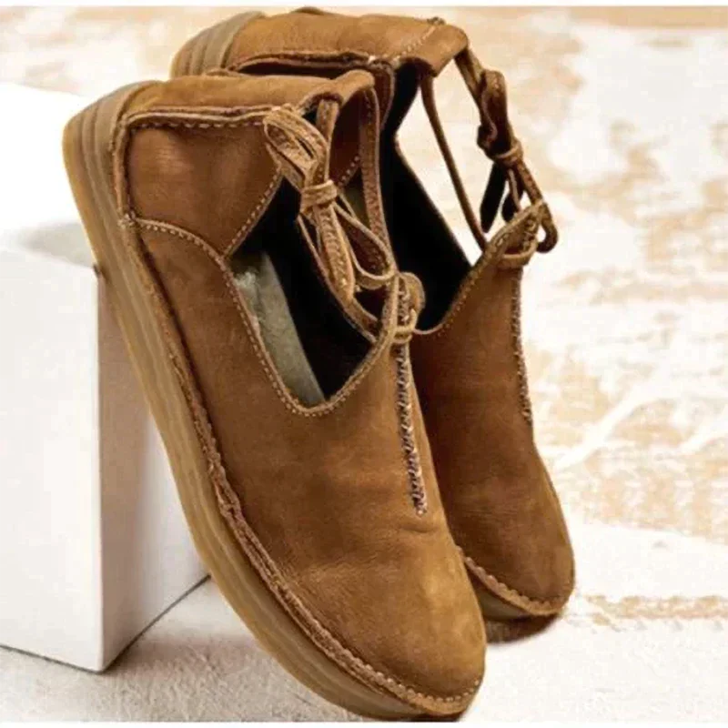 Stylische Leder Schuhe Für Den Herbst