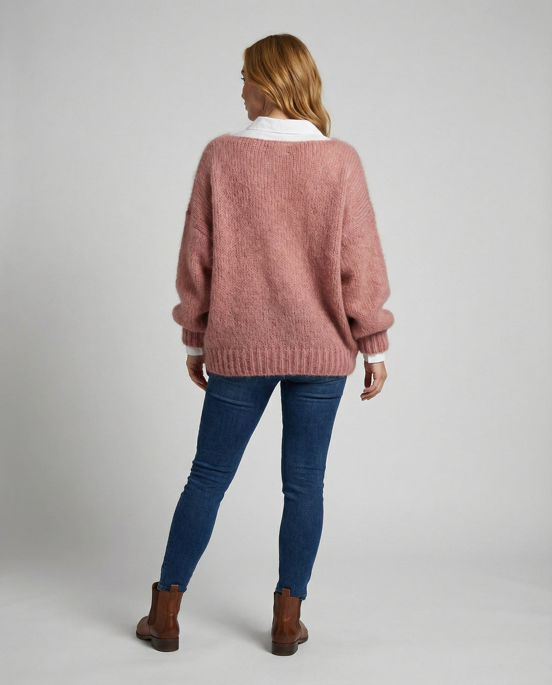 Luxe Mohair Oversized Pullover