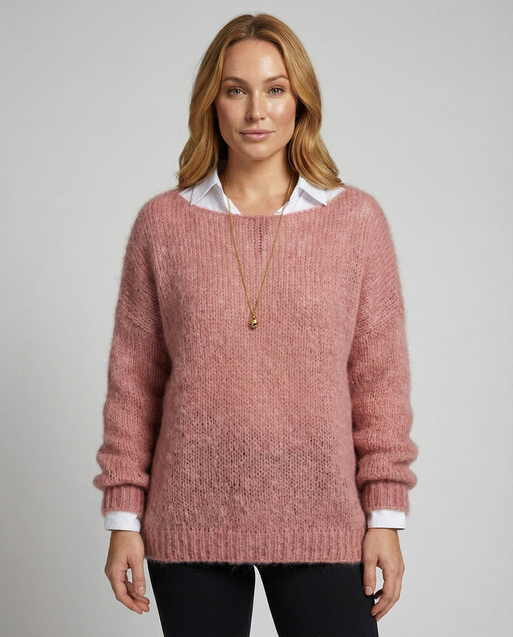Luxe Mohair Oversized Pullover