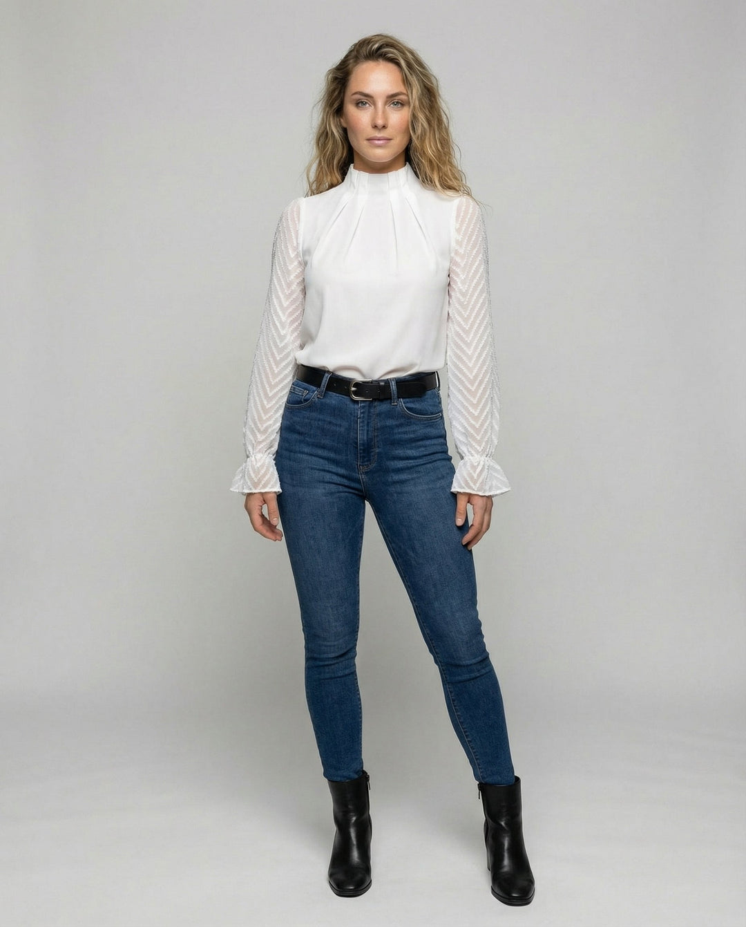 Elegantes Langarm Oberteil Damen