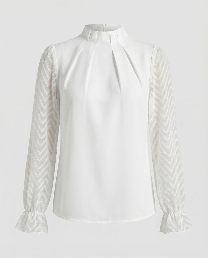 Elegantes Langarm Oberteil Damen