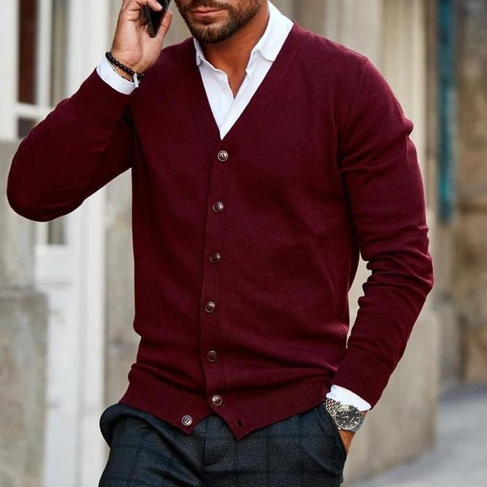 Herren Cardigan