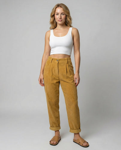 Lässige Komfort Cordhose Damen - Vittorelli