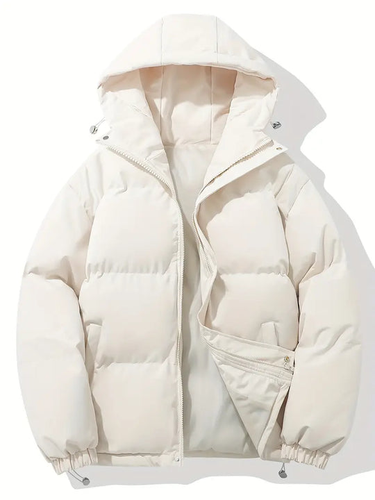 Damen-Pufferjacke aus 100 % Polyester für den Winter