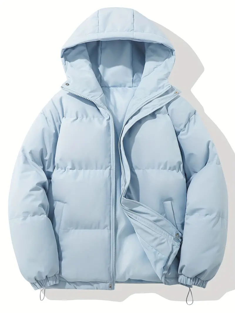 Damen-Pufferjacke aus 100 % Polyester für den Winter