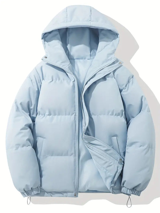 Damen-Pufferjacke aus 100 % Polyester für den Winter