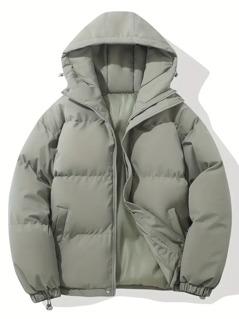 Damen-Pufferjacke aus 100 % Polyester für den Winter