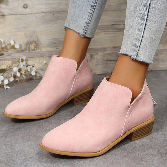 Stiefeletten - Freizeit-Stiefeletten mit niedrigem Absatz für Damen Nord Taschen