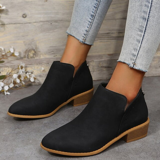 Stiefeletten - Freizeit-Stiefeletten mit niedrigem Absatz für Damen Nord Taschen