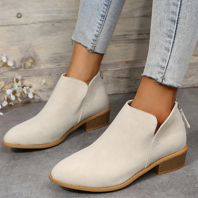 Stiefeletten - Freizeit-Stiefeletten mit niedrigem Absatz für Damen Nord Taschen
