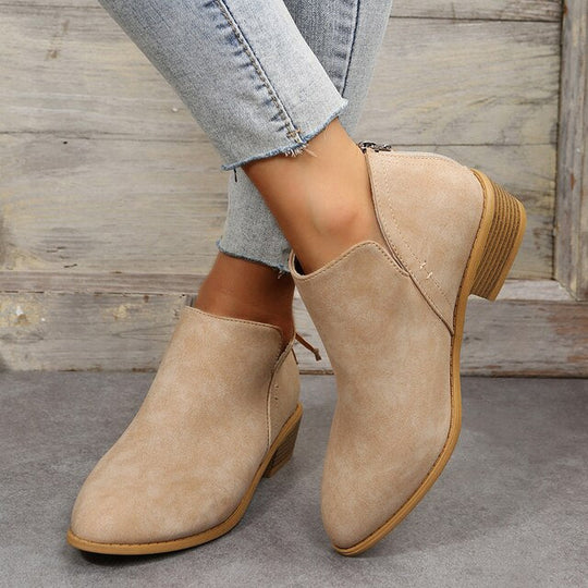 Stiefeletten - Freizeit-Stiefeletten mit niedrigem Absatz für Damen Nord Taschen