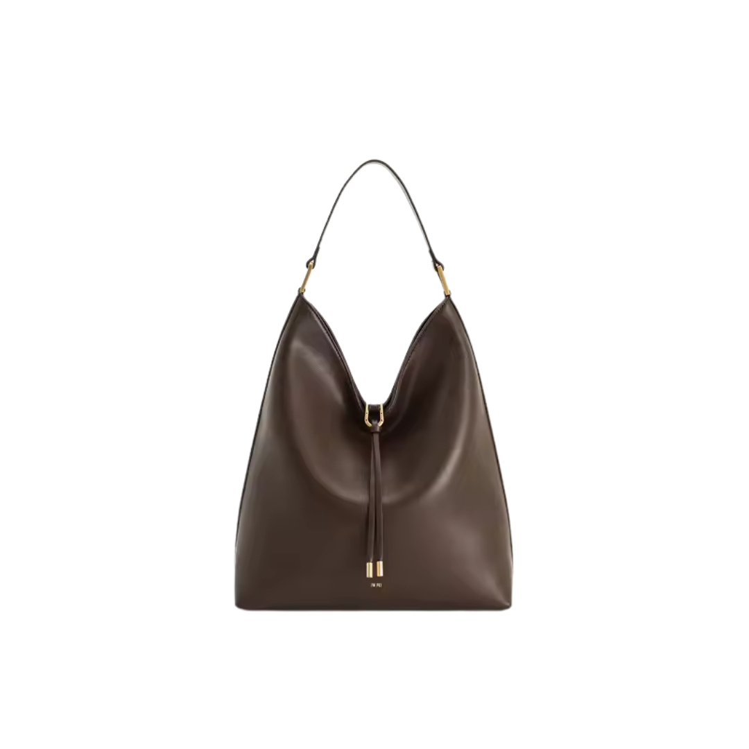 Nord Taschen | Damen Schultertasche mit Henkel und Tunnelzugverschluss