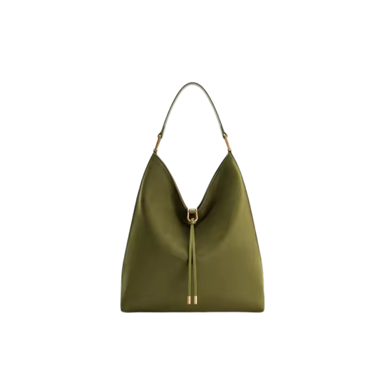 Nord Taschen | Damen Schultertasche mit Henkel und Tunnelzugverschluss
