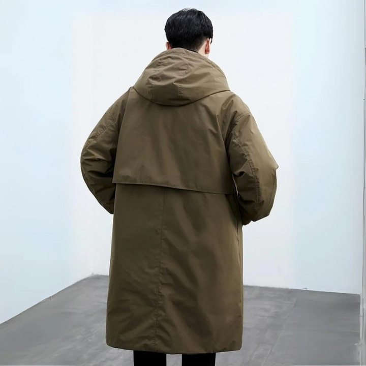 Herren Wasserdichter Trenchcoat - Stilvolles & Warmes Puffer-Design