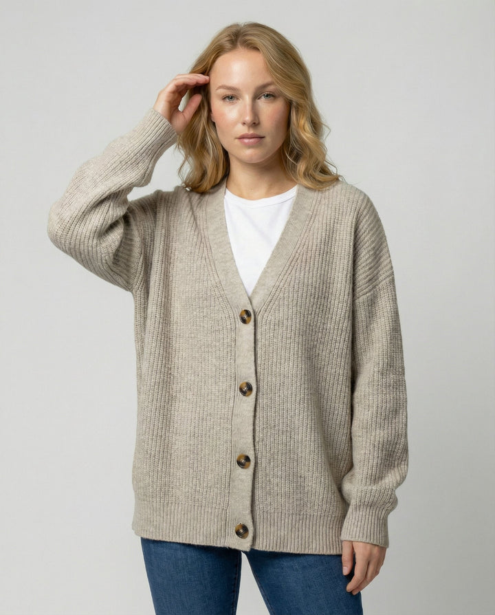 Stilvolle Kaschmir Strickjacke