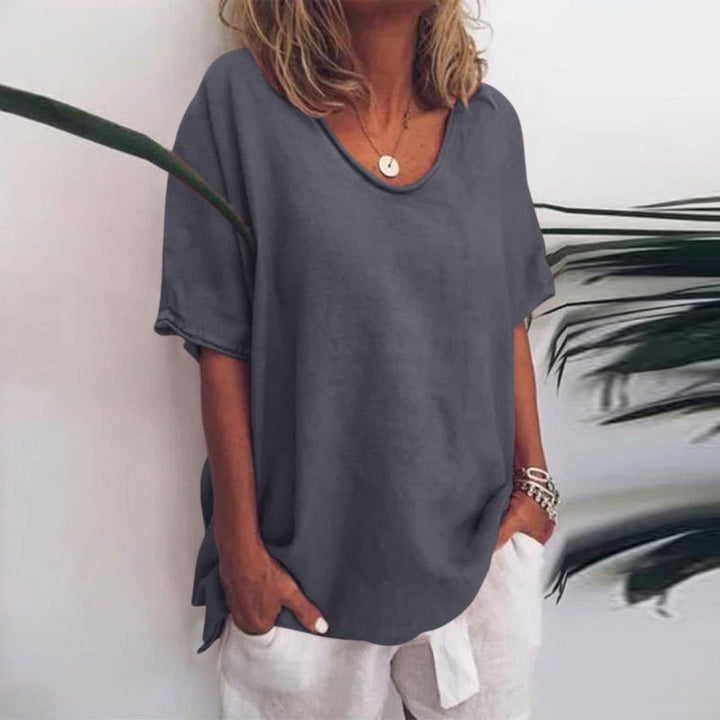 Nord Taschen | Damen Rundhals-Shirt Unifarben
