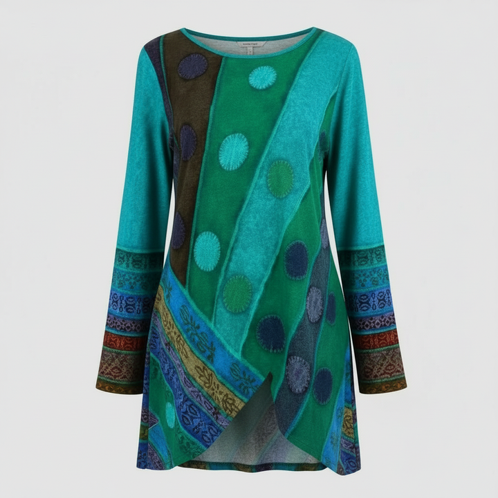 Bunte Vintage Tunika Damen